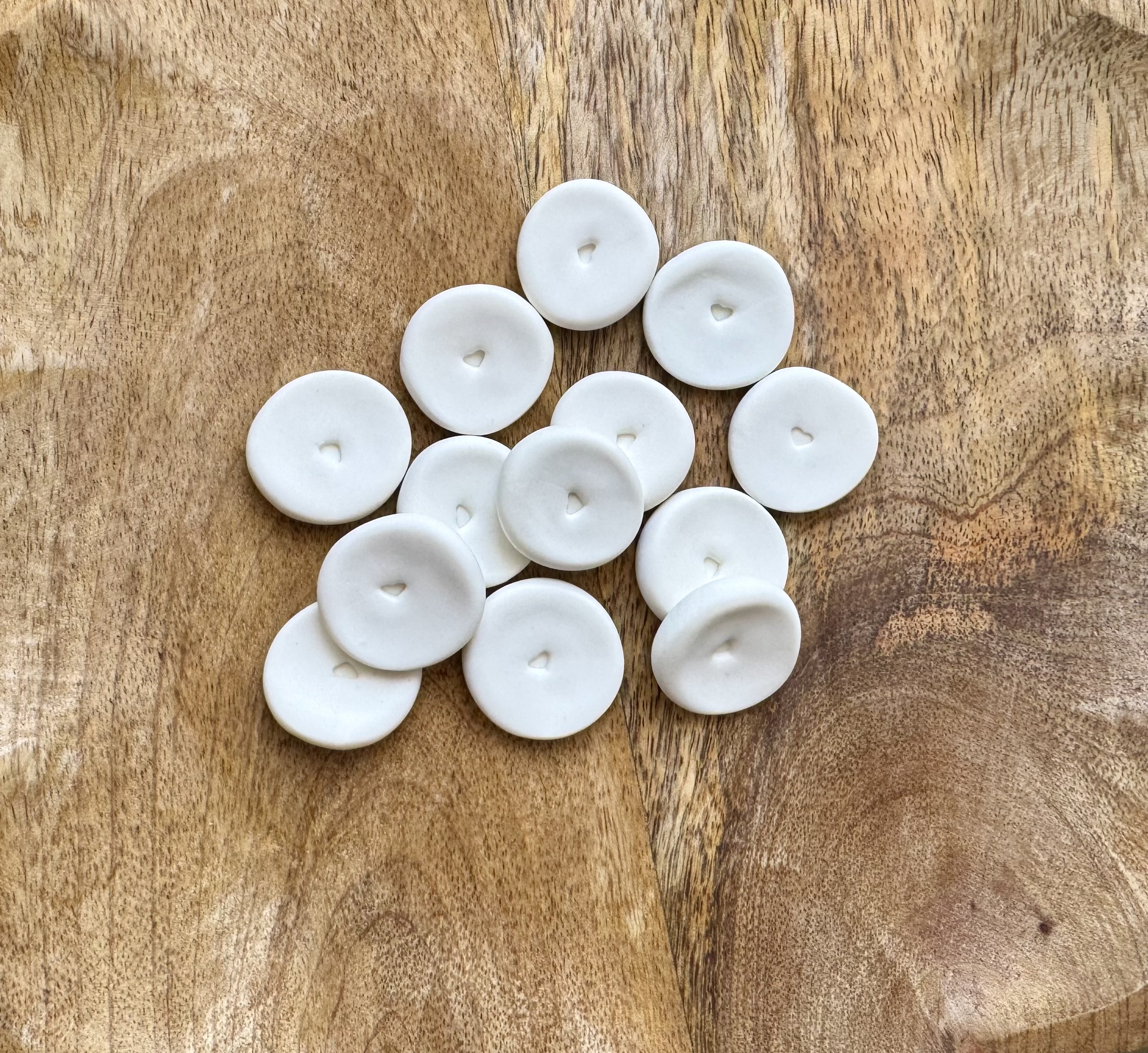 Les tamponnés coeur blanc
